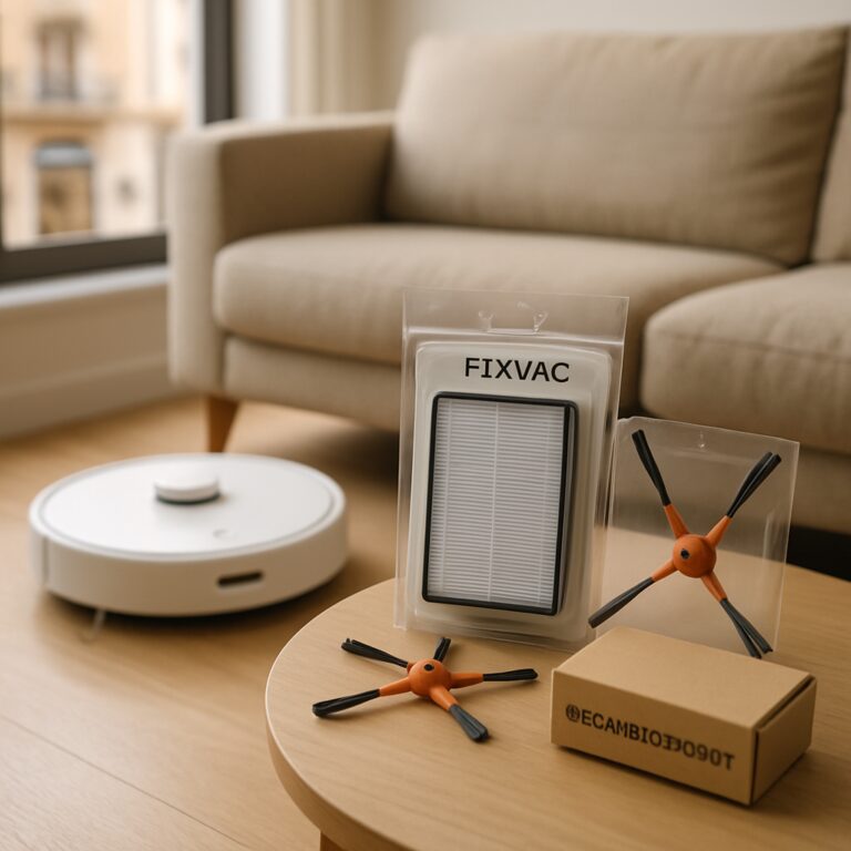 Mejora el rendimiento de tu robot aspirador Xiaomi con recambios FIXVAC y consejos prácticos